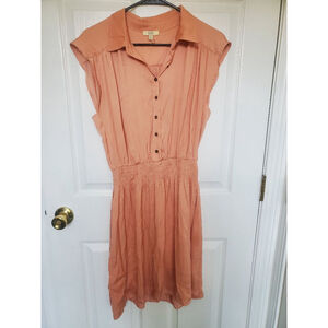 Women's Kori America Dress, Peach, Size S